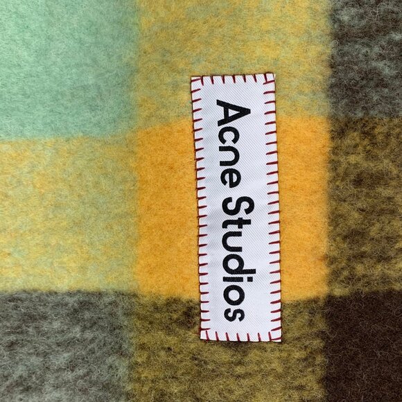 Acne Studios Scarf — Multi-Color Check - Picture 4 of 8